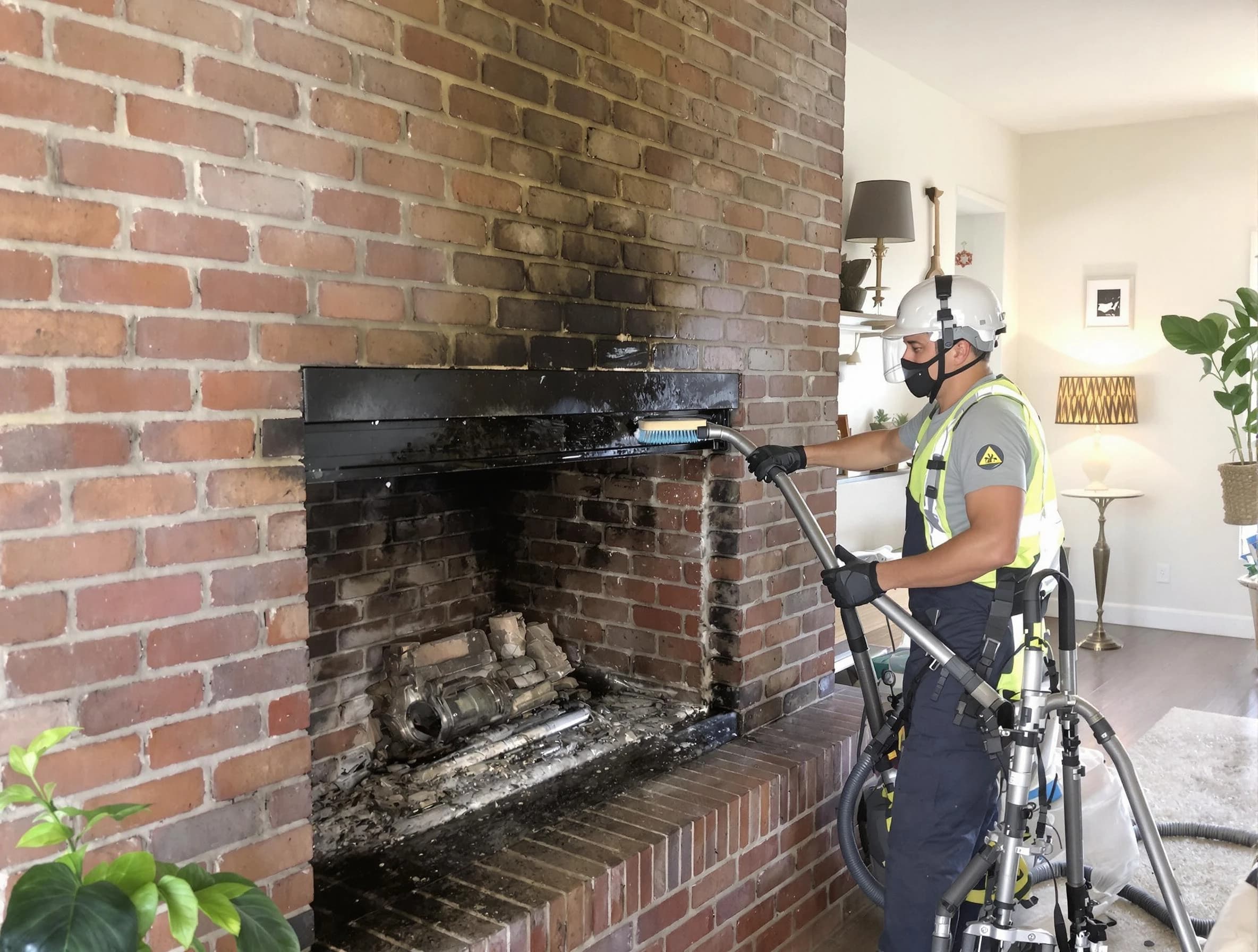Newcastle Chimney Sweep providing fireplace cleaning services in Newcastle, OK