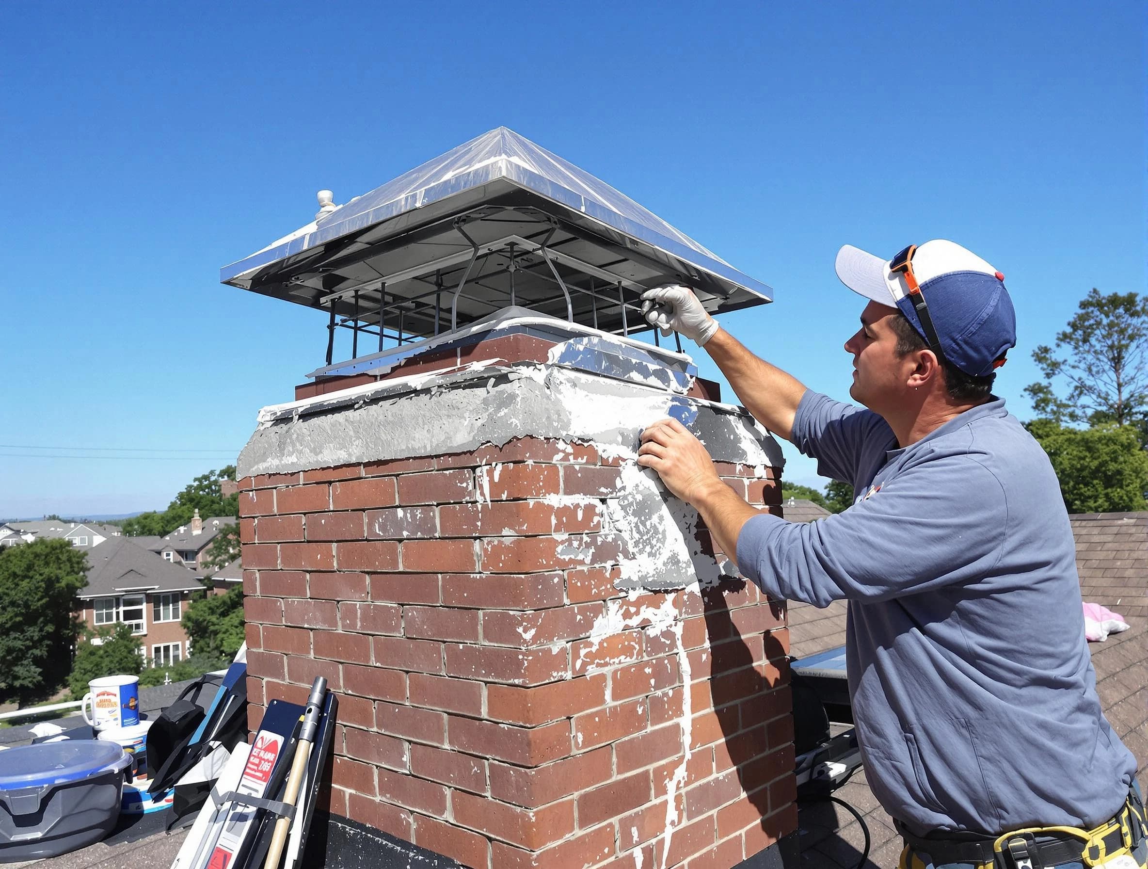Chimney Crown Services service in Newcastle, OK