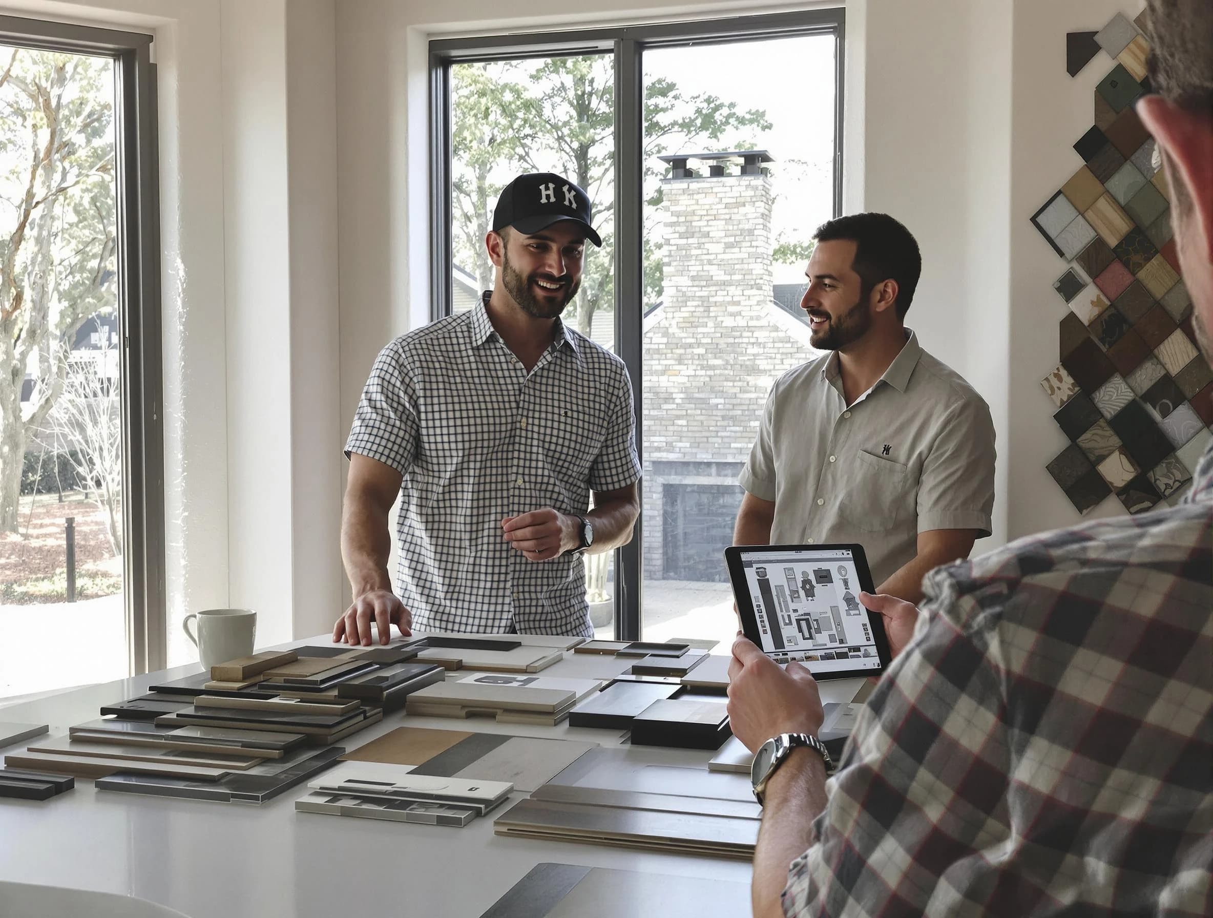 Newcastle Chimney Sweep remodeling a chimney and fireplace in Newcastle, OK